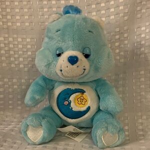 Bedtime Bear, blue Care Bear from Carlton Cards, 8 inches high.